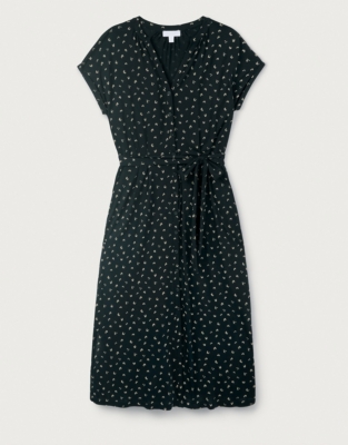 Floral Jersey Button Through Dress | Clothing Sale | The White Company UK