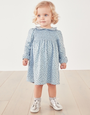 Floral Jersey Dress (0–18mths) | Baby Girls' | The White Company UK