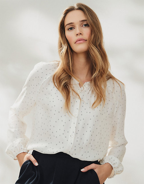 Floral Print Blouse | Clothing Sale | The White Company UK