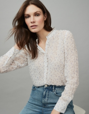 Floral Printed Blouse | Clothing Sale | The White Company UK