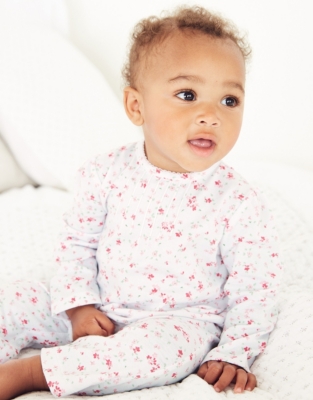 white company baby sleepsuit