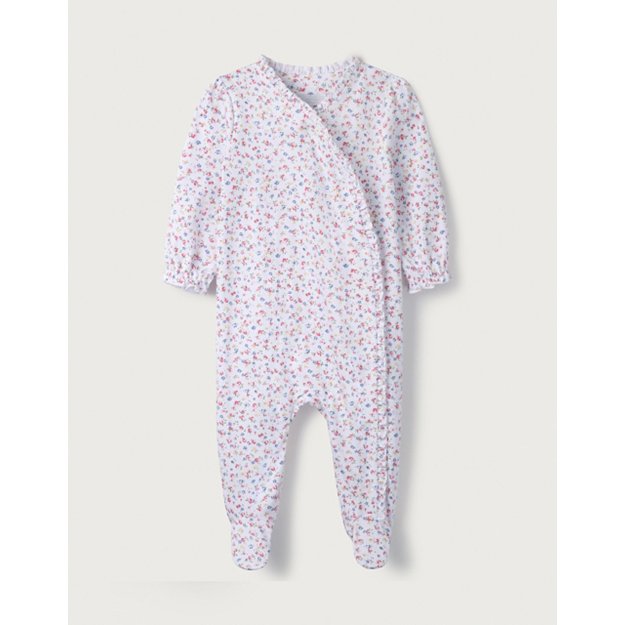 1-1 1/2Y Mae Floral-Print Sleepsuit The White Company Clothing Loungewear Sleepsuits 