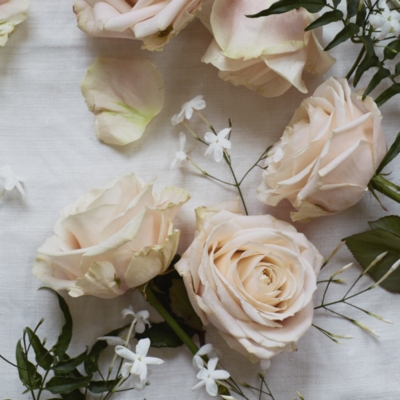 Silk Flowers  Artificial White Paniculata Hydrangea