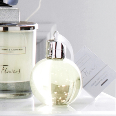 Flowers Shower Gel Bauble Gifts under £30 The White Company UK