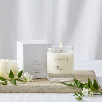 The white deals company candles