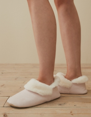 Fluffy Boot Slippers Slippers & Socks The White Company US