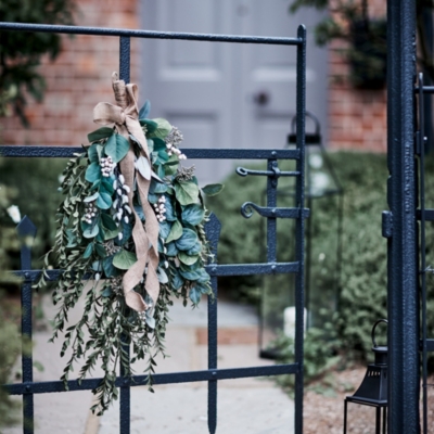 Foraged Winter Swag Christmas Room Decorations The White Company UK