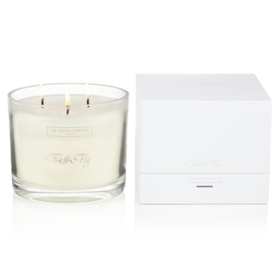 Fresh Fig Large Candle Candles & Fragrance Sale The White Company UK