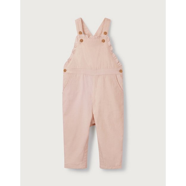 The White Company Clothing Dungarees 0-18mths Frill-Detail Cord Dungarees 1-1 1/2Y 