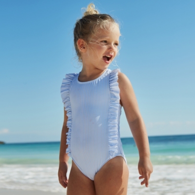 Frill Stripe Swimsuit (2-6yrs) | Baby & Children's Sale | The White ...