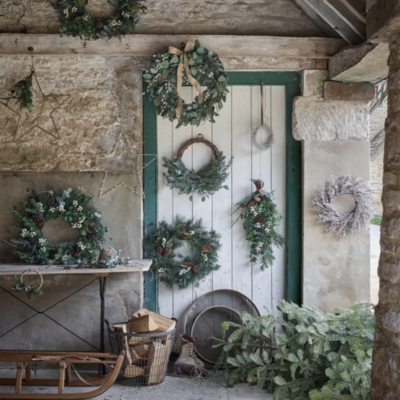 Frosted Eucalyptus Wreath – 40cm