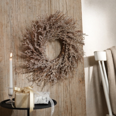 Frosted Glitter Wreath – 45cm