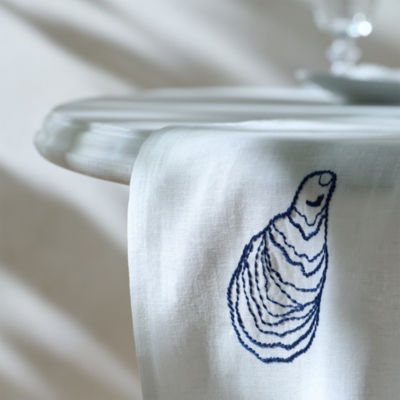 Fruits De Mer Embroidered Table Runner