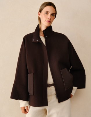 Funnel Collar Jacket