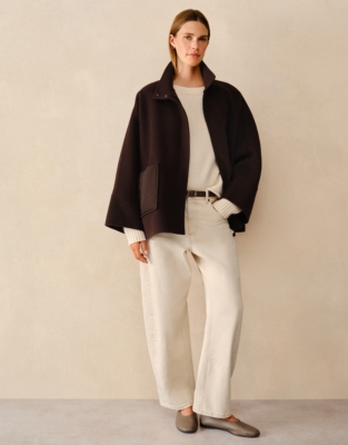 Funnel Collar Jacket