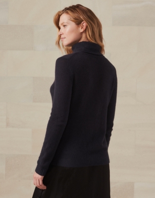 Funnel-Neck Cashmere Layering Jumper | Cashmere Clothing | The White ...