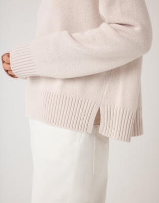  Funnel Neck Jumper with Cashmere