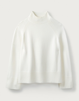 Funnel-Neck Jumper with Cashmere | Clothing Sale | The White Company UK