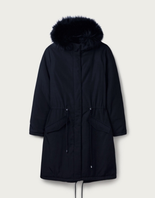 White company clearance parka