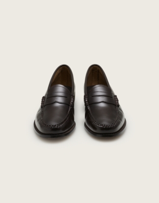 GH Bass Weejuns Penny Loafers - Chocolate