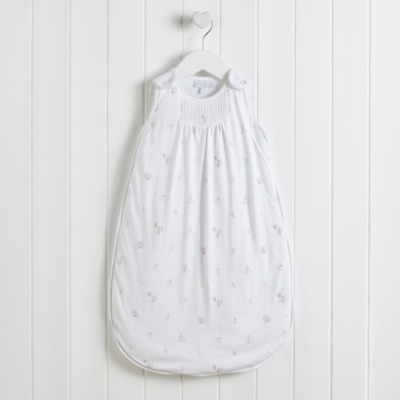 white company sleeping bag