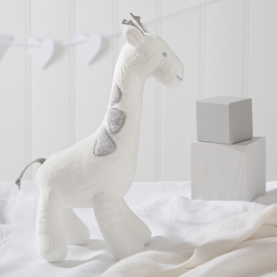 White giraffe shop stuffed animal