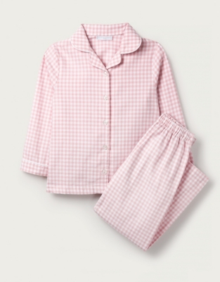Gingham Flannel Pyjamas (112yrs) Baby & Children's Sale The White Company UK