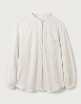 Gingham Flannel Shirt | Clothing Sale | The White Company UK
