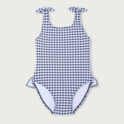 Gingham Knotted Swimsuit (0–4yrs)