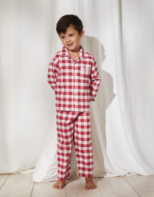 Gingham Pyjamas (112yrs) Baby & Children's Sale The White Company UK
