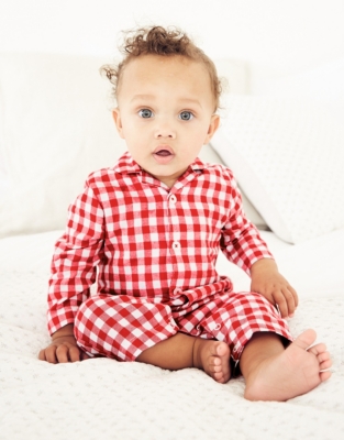 Baby gingham sale pyjamas