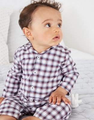 Baby best sale gingham pyjamas