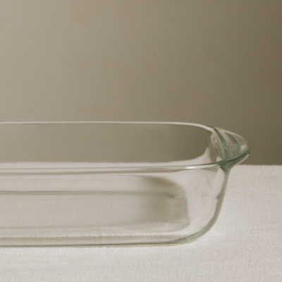 Glass & Seagrass Oven Dish – Medium