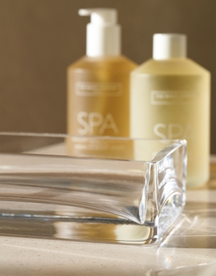 Glass Bathroom Tray