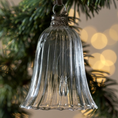 Glass Bell Bauble – 2.2"