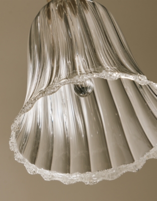 Glass Glitter Bell – 6cm