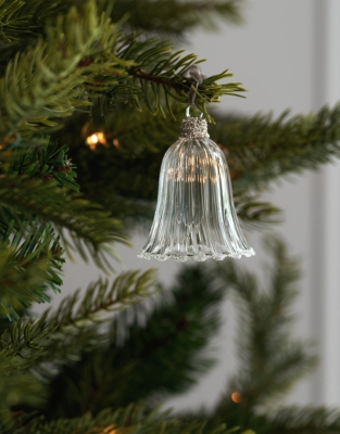 Glass Glitter Bell – 6cm