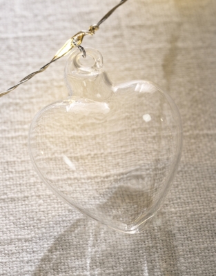Glass Heart Fairy Lights – 24 Bulbs