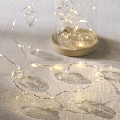 Glass Heart Fairy Lights – 24 Bulbs