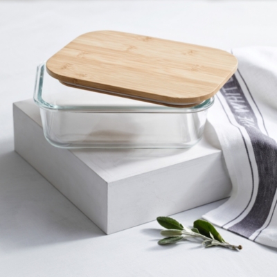Glass Large Storage Box Home The White Company UK