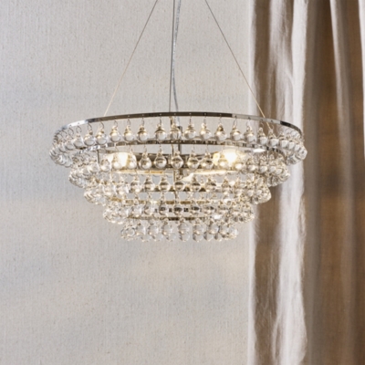 Crystal orb deals pendant light