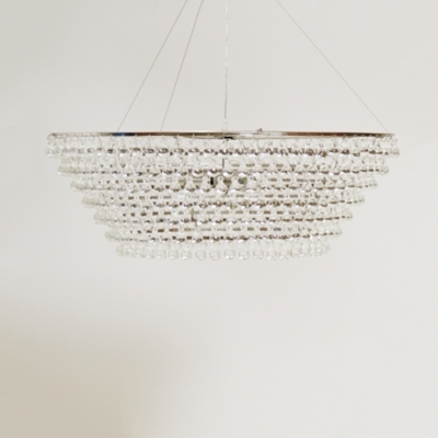 Glass Orb Chandelier Large Ceiling Light