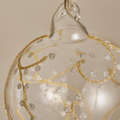 Glass Painted Bauble – 8cm