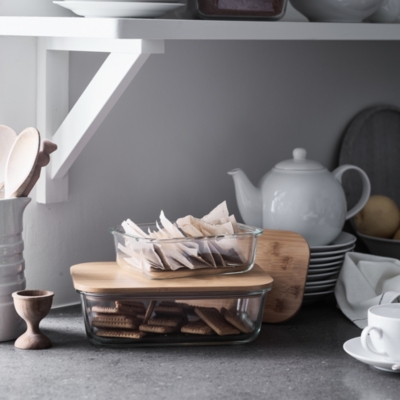 Glass Storage Boxes View All Kitchen & Dining The White Company US