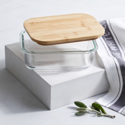 Glass Medium Storage Box Home Decor The White Company US