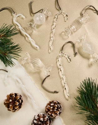 Glass Sweets Decorations – Set of 4