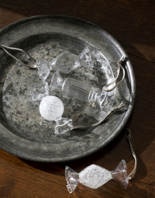 Glass Sweets Decorations – Set of 4