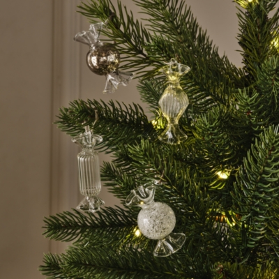 Glass Sweets Decorations – Set of 4