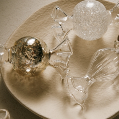 Glass Sweets Decorations – Set of 4