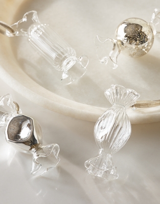 Glass Sweets Decorations – Set of 4